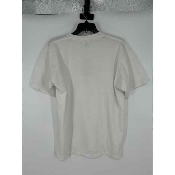 Vintage Dog T Shirt Size‎ Large White Studded Embroidered Sparkle Made In USA - Picture 2 of 4